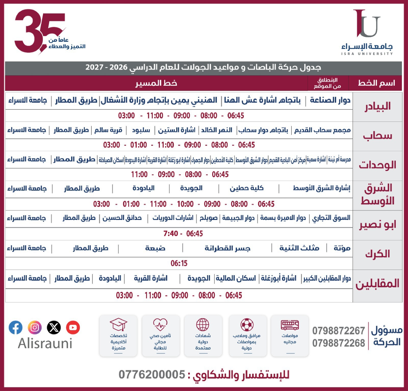 حركة الحافلات 5