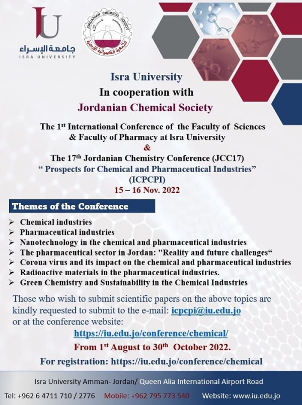 The International Conference Prospects for Chemical and Pharmaceutical Industries (ICPCPI)