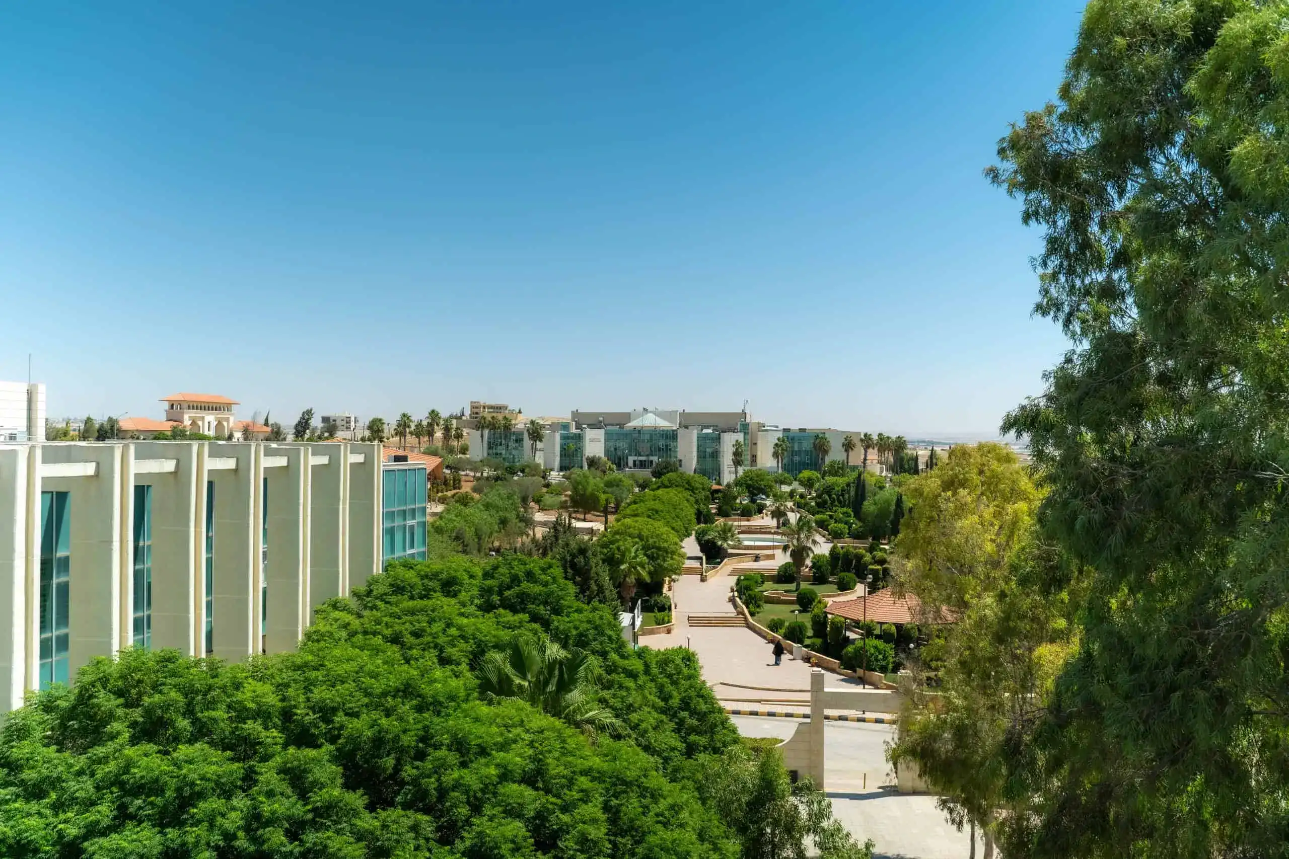 الحرم الجامعي في جامعة الإسراء الأردنية - Israa University Jordan Campus
